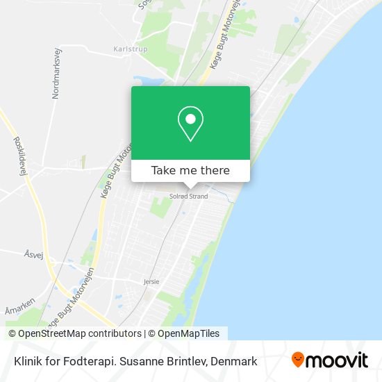Klinik for Fodterapi. Susanne Brintlev map