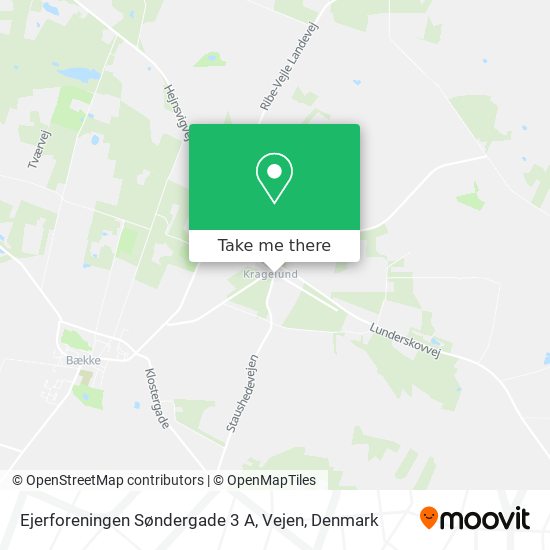 Ejerforeningen Søndergade 3 A, Vejen map