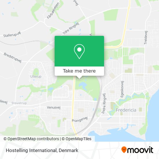 Hostelling International map