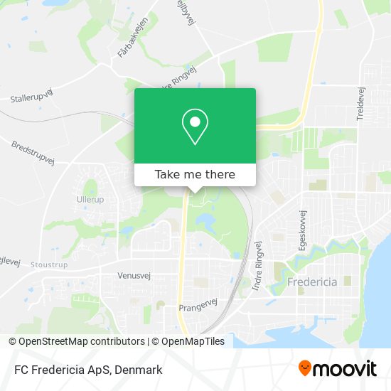 FC Fredericia ApS map
