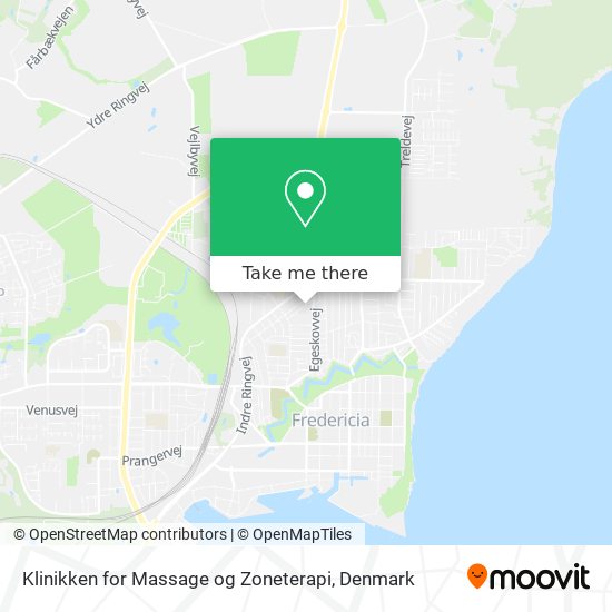 Klinikken for Massage og Zoneterapi map