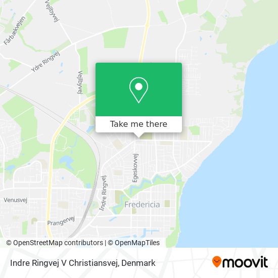 Indre Ringvej V Christiansvej map