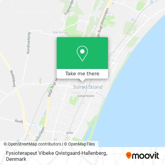 Fysioterapeut Vibeke Qvistgaard-Hallenberg map