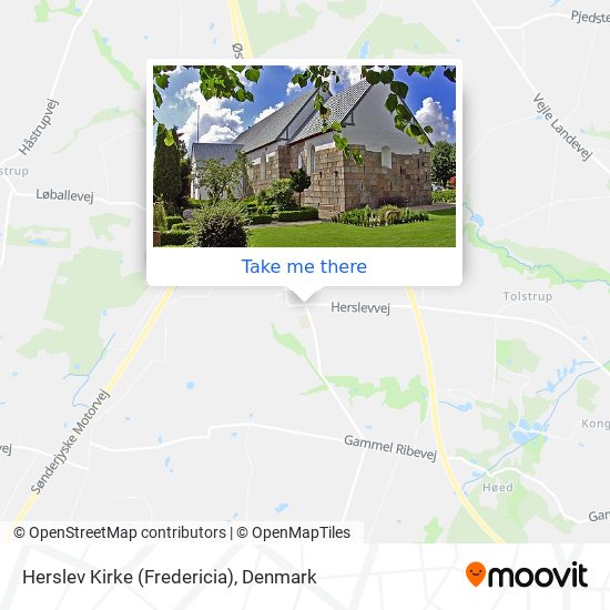 Herslev Kirke (Fredericia) map