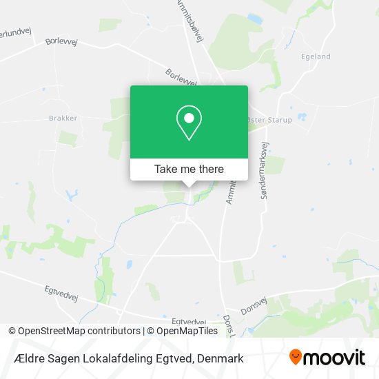 Ældre Sagen Lokalafdeling Egtved map