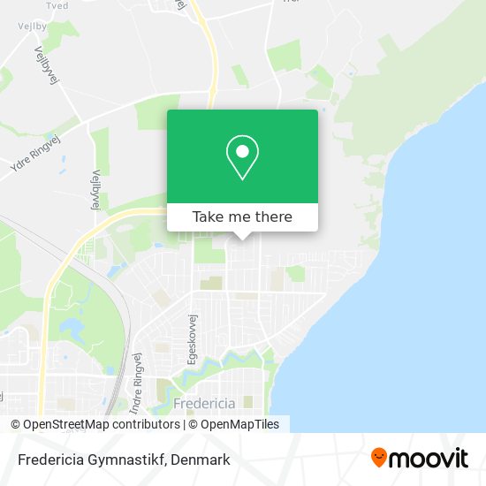 Fredericia Gymnastikf map