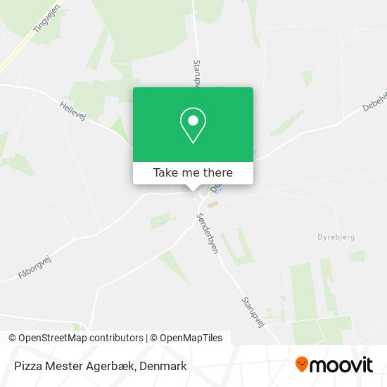 Pizza Mester Agerbæk map