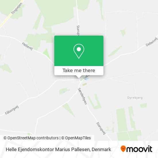 Helle Ejendomskontor Marius Pallesen map