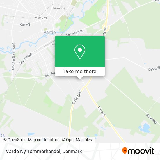 Varde Ny Tømmerhandel map