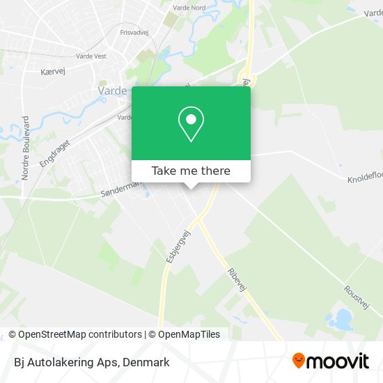 Bj Autolakering Aps map