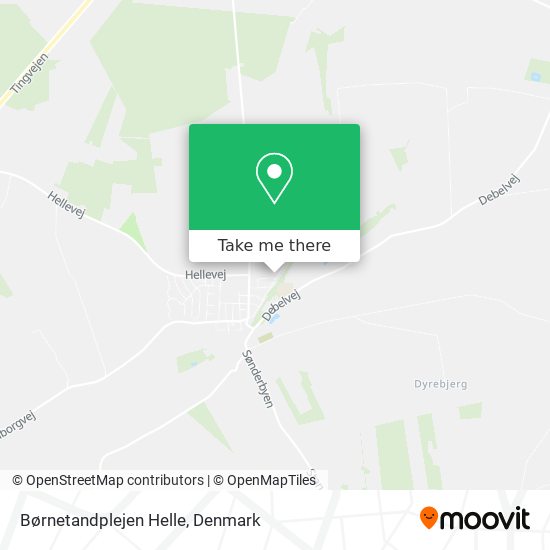 Børnetandplejen Helle map