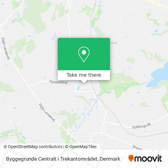 Byggegrunde Centralt i Trekantområdet map