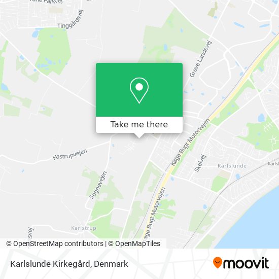 Karlslunde Kirkegård map