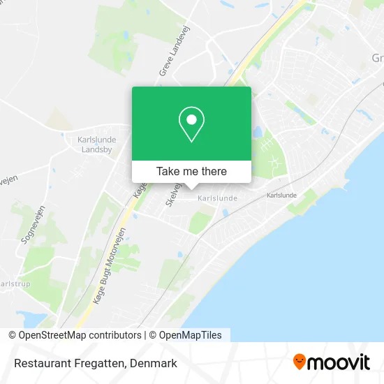 Restaurant Fregatten map