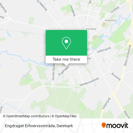 Engdraget Erhvervsområde map