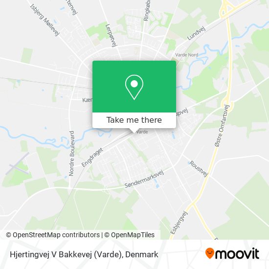 Hjertingvej V Bakkevej (Varde) map