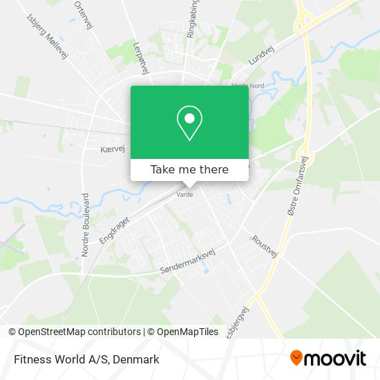 Fitness World A/S map