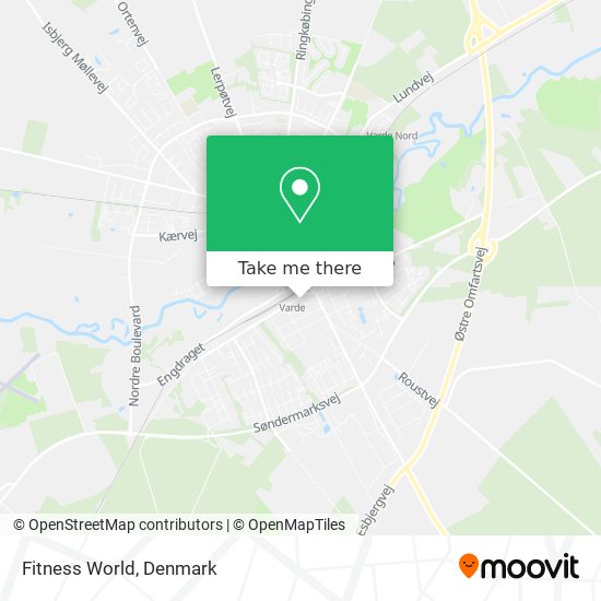 Fitness World map