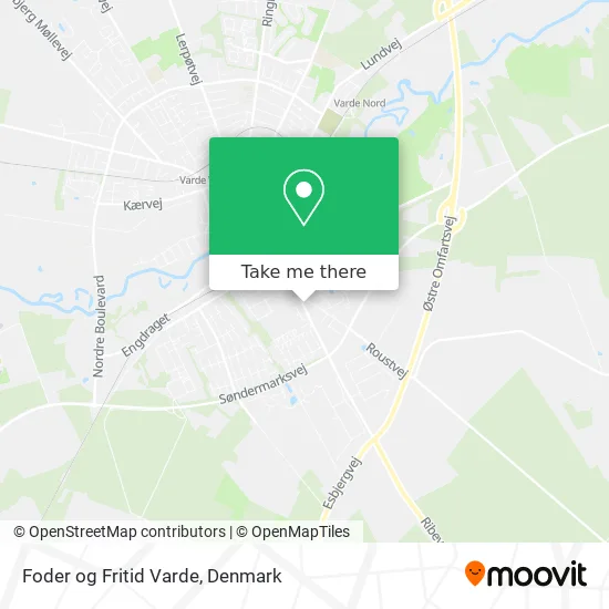 Foder og Fritid Varde map