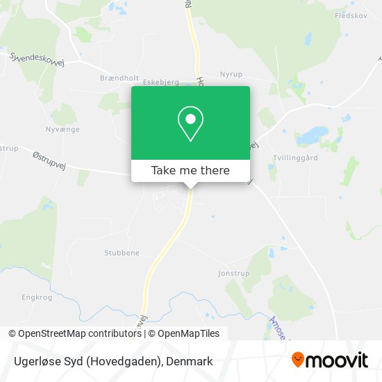 Ugerløse Syd (Hovedgaden) map