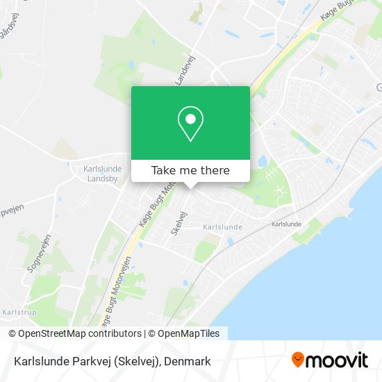 Karlslunde Parkvej (Skelvej) map