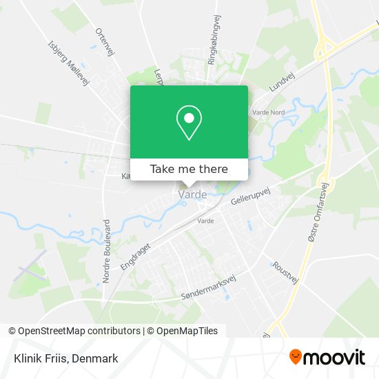 Klinik Friis map