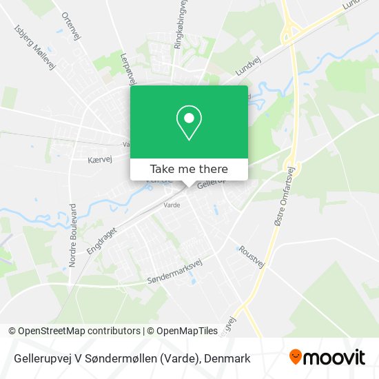 Gellerupvej V Søndermøllen (Varde) map
