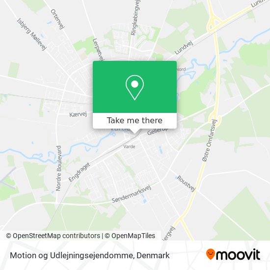 Motion og Udlejningsejendomme map