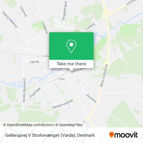 Gellerupvej V Storkevænget (Varde) map