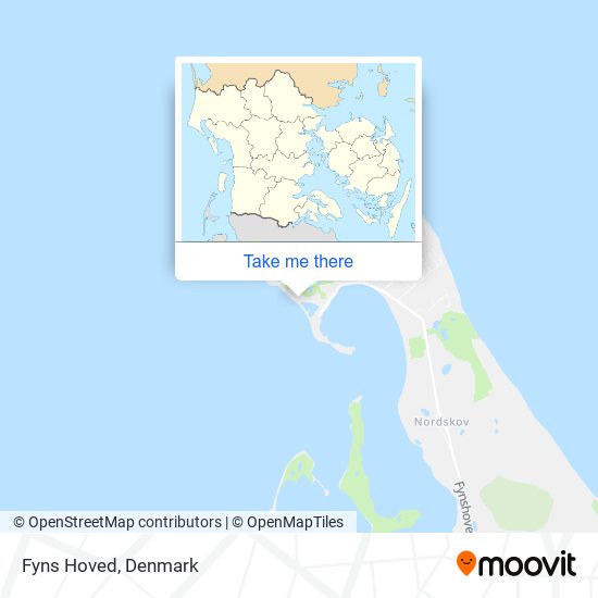 Fyns Hoved map