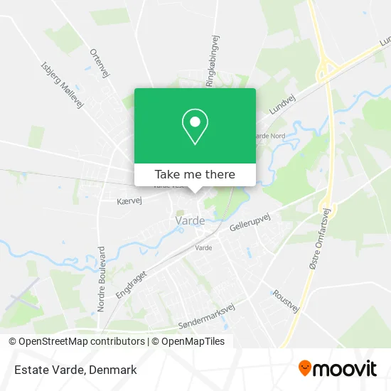 Estate Varde map