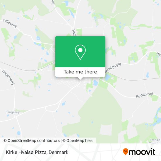 Kirke Hvalsø Pizza map