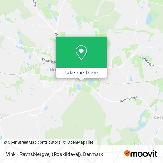 Vink - Ravnsbjergvej (Roskildevej) map