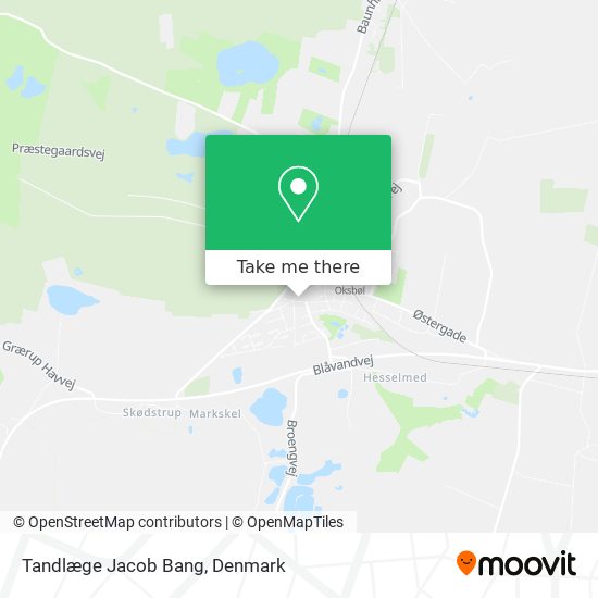 Tandlæge Jacob Bang map