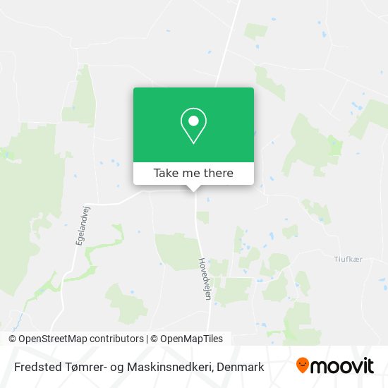 Fredsted Tømrer- og Maskinsnedkeri map