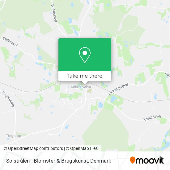 Solstrålen - Blomster & Brugskunst map