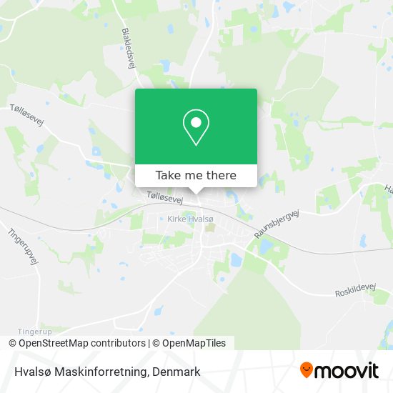 Hvalsø Maskinforretning map