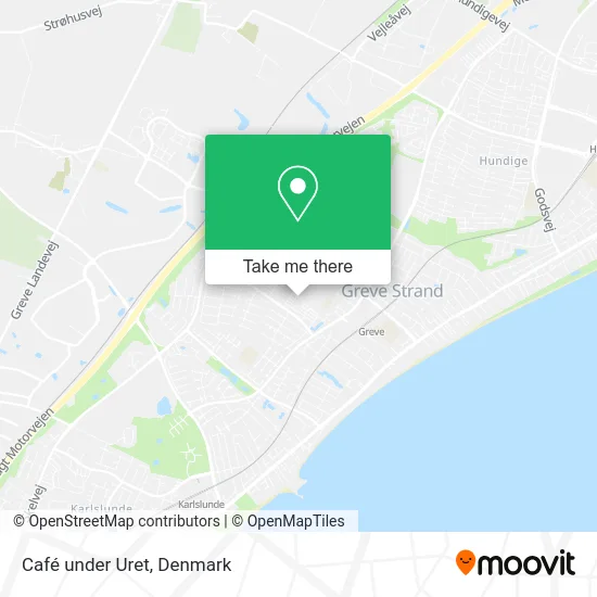 Café under Uret map