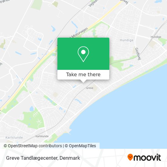 Greve Tandlægecenter map