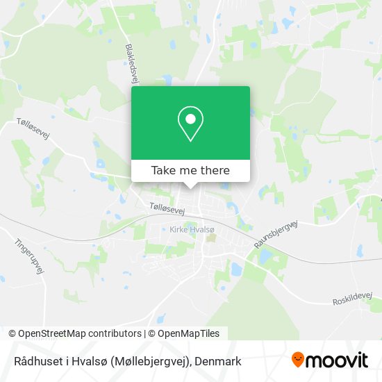 Rådhuset i Hvalsø (Møllebjergvej) map