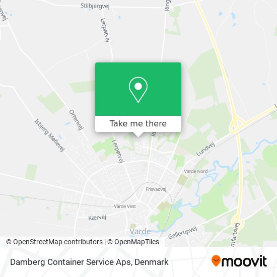 Damberg Container Service Aps map