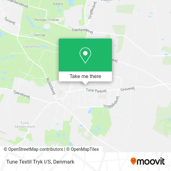 Tune Textil Tryk I/S map