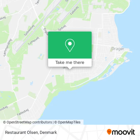 Restaurant Olsen map