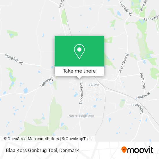 Blaa Kors Genbrug Toel map