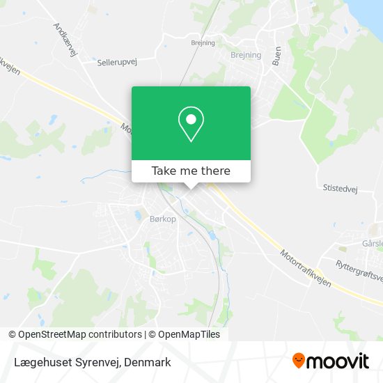 Lægehuset Syrenvej map