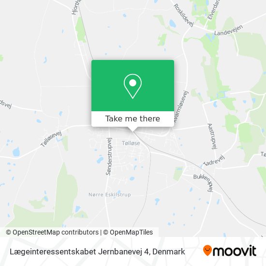 Lægeinteressentskabet Jernbanevej 4 map