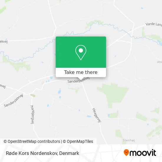 Røde Kors Nordenskov map