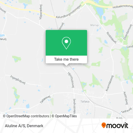 Aluline A/S map