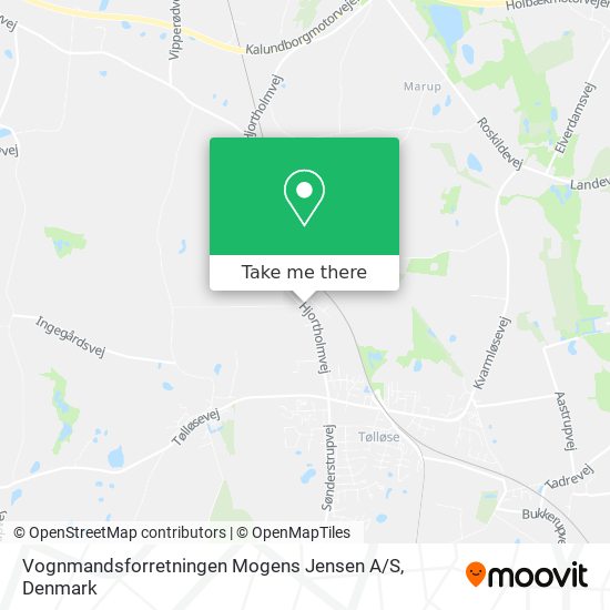 Vognmandsforretningen Mogens Jensen A / S map