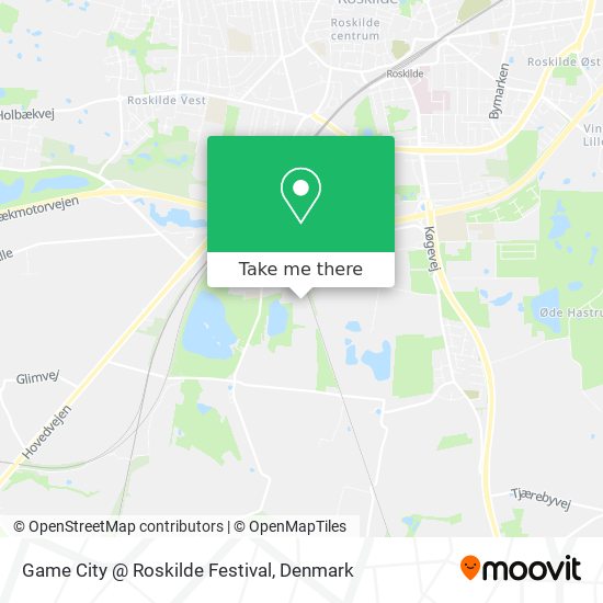 Game City @ Roskilde Festival map